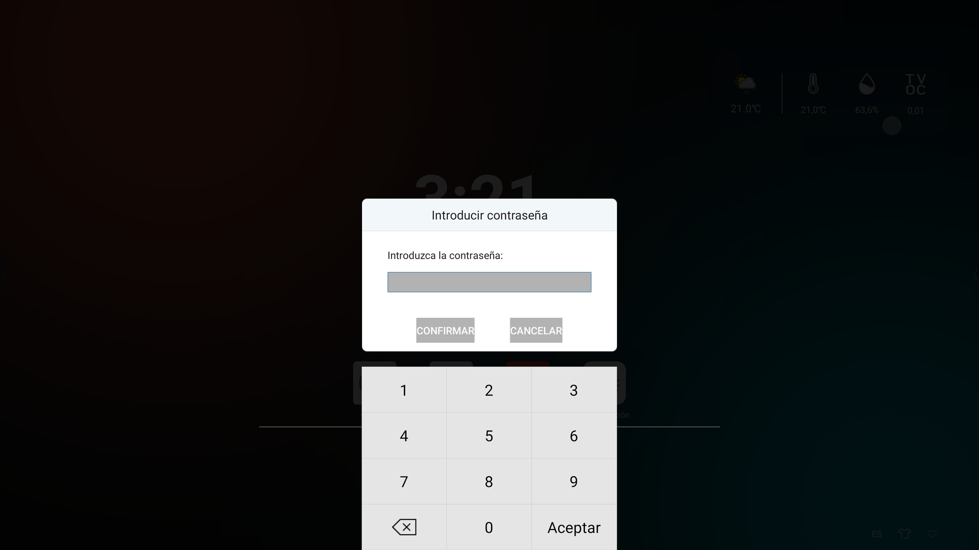 Teclado PIN