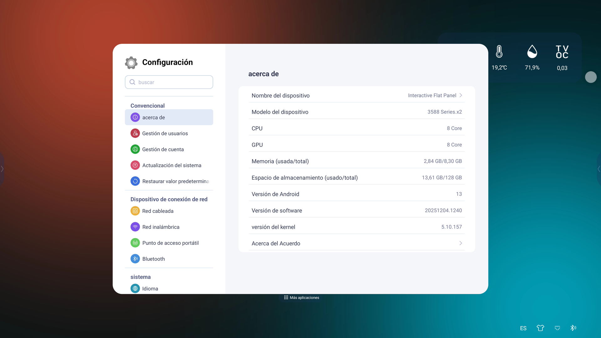 Configuración