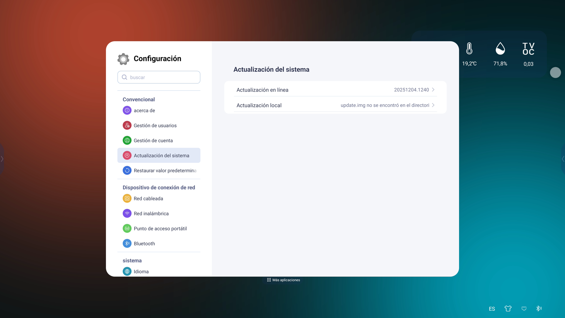 Actualización